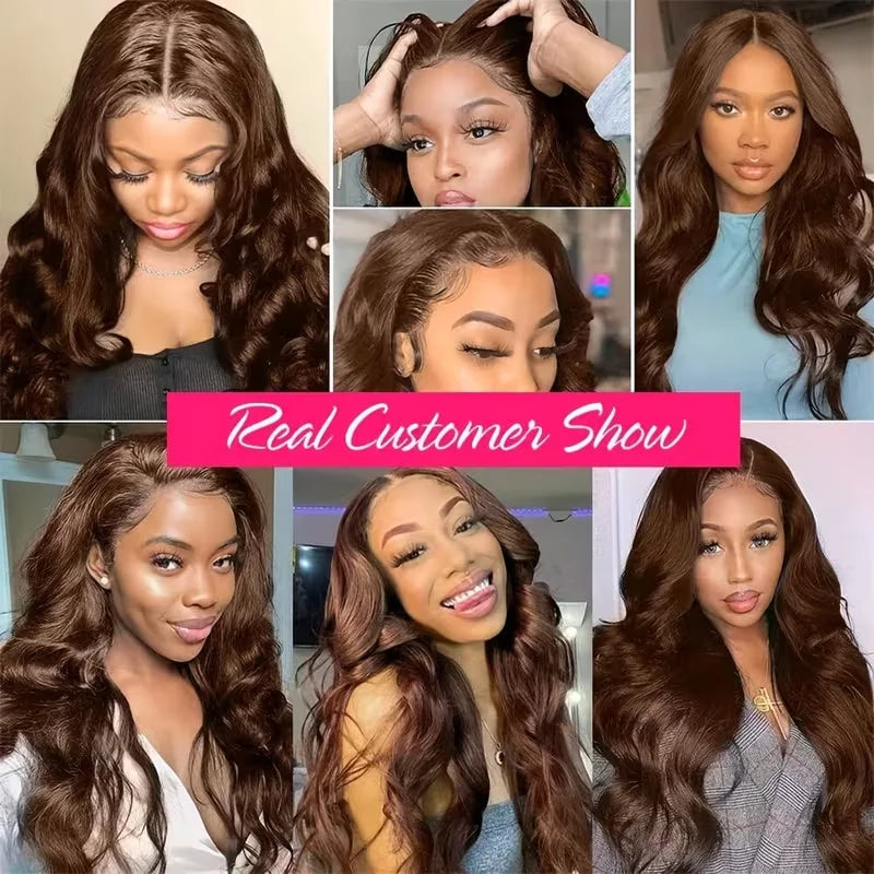 Body Wave Lace Front Wig Human Hair Brazilian Remy Pre Plucked