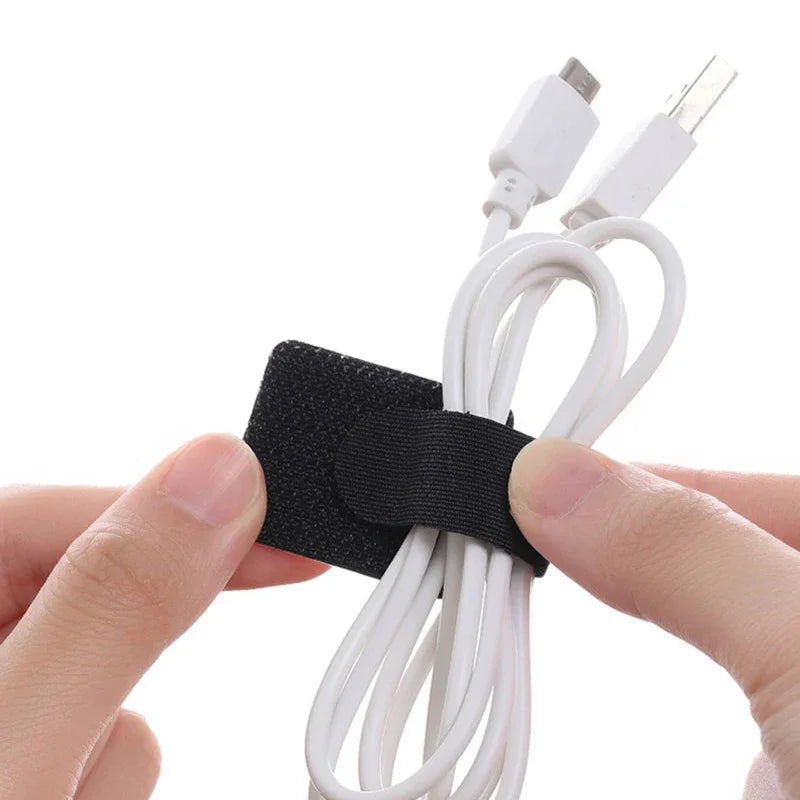 Reusable Adhesive Cable Management Straps 20 Pcs detail view