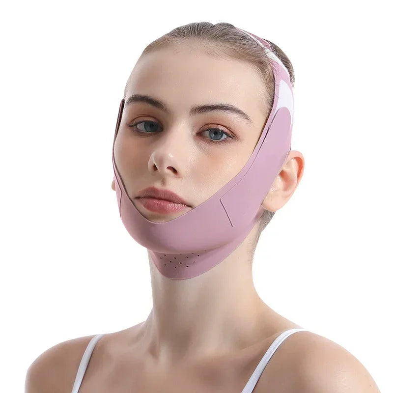 Elastic V Line Face Shaper Bandage Women Facial Contour Wrap Jawline Double Chin Support Daily Skin Care Tool