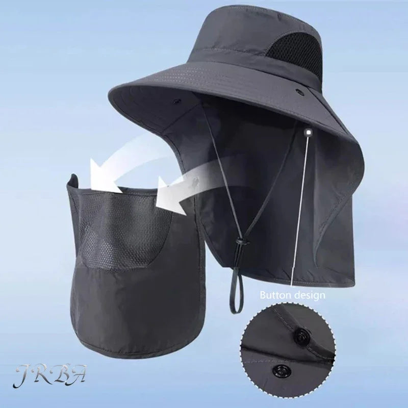 Polyester Bucket Hat for Men Outdoor Hunting Fishing Hiking Camping detail view