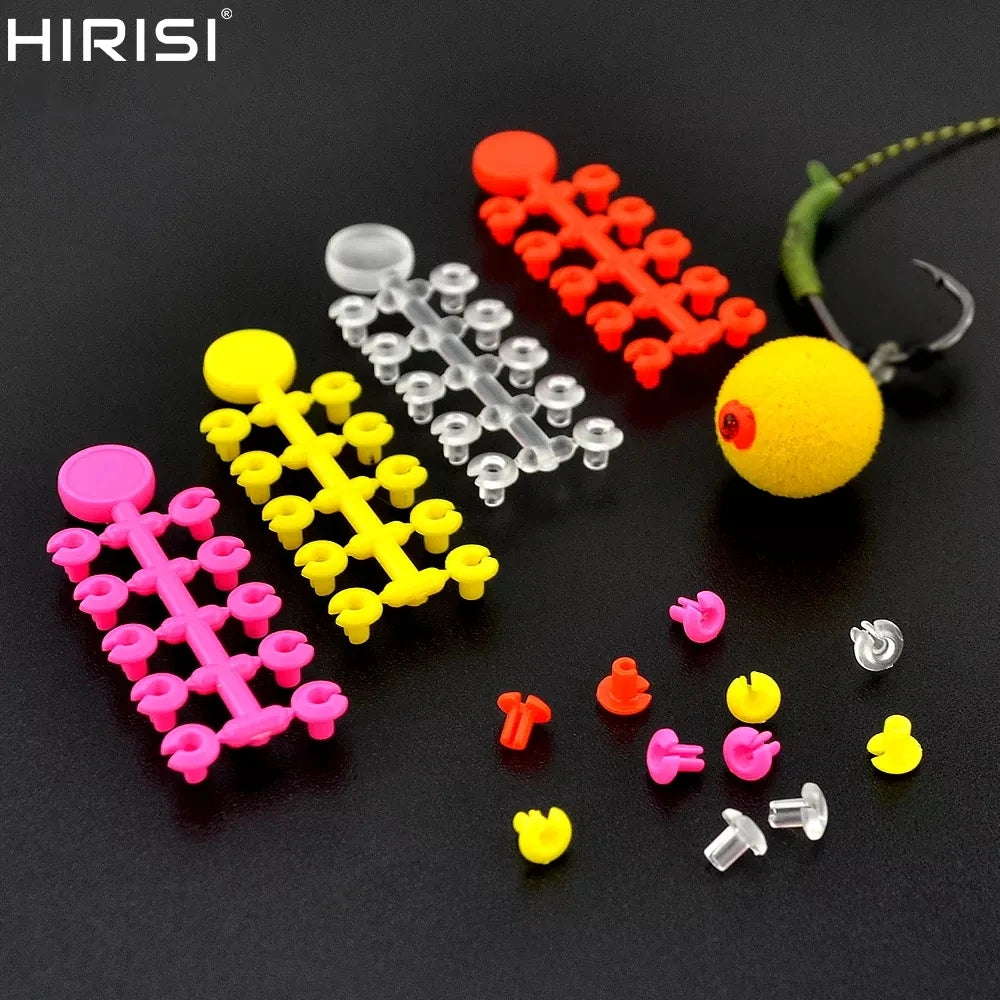 Floss Cap Bait Stop Beads For Carp Fishing 10 Cards