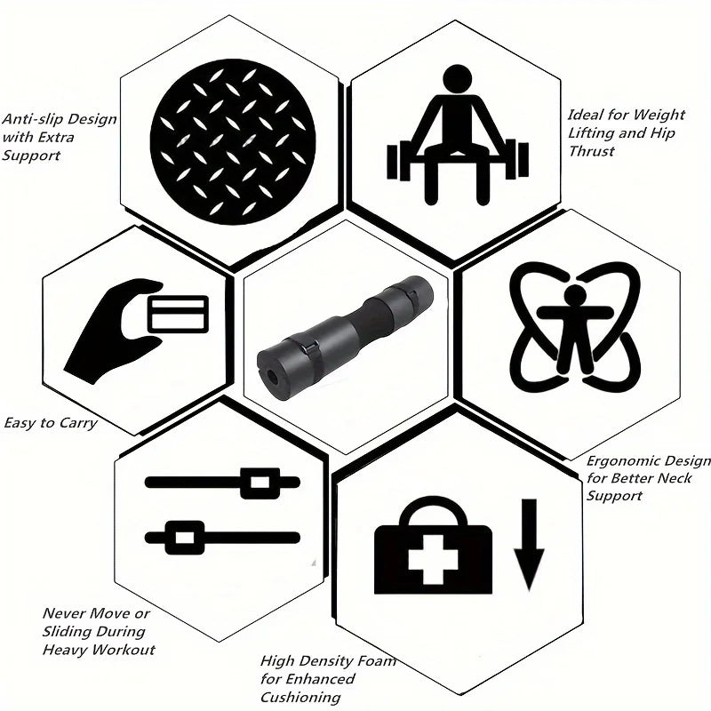 Barbell Shoulder Pad Thickened Non-slip Squat Neck Protection Pad