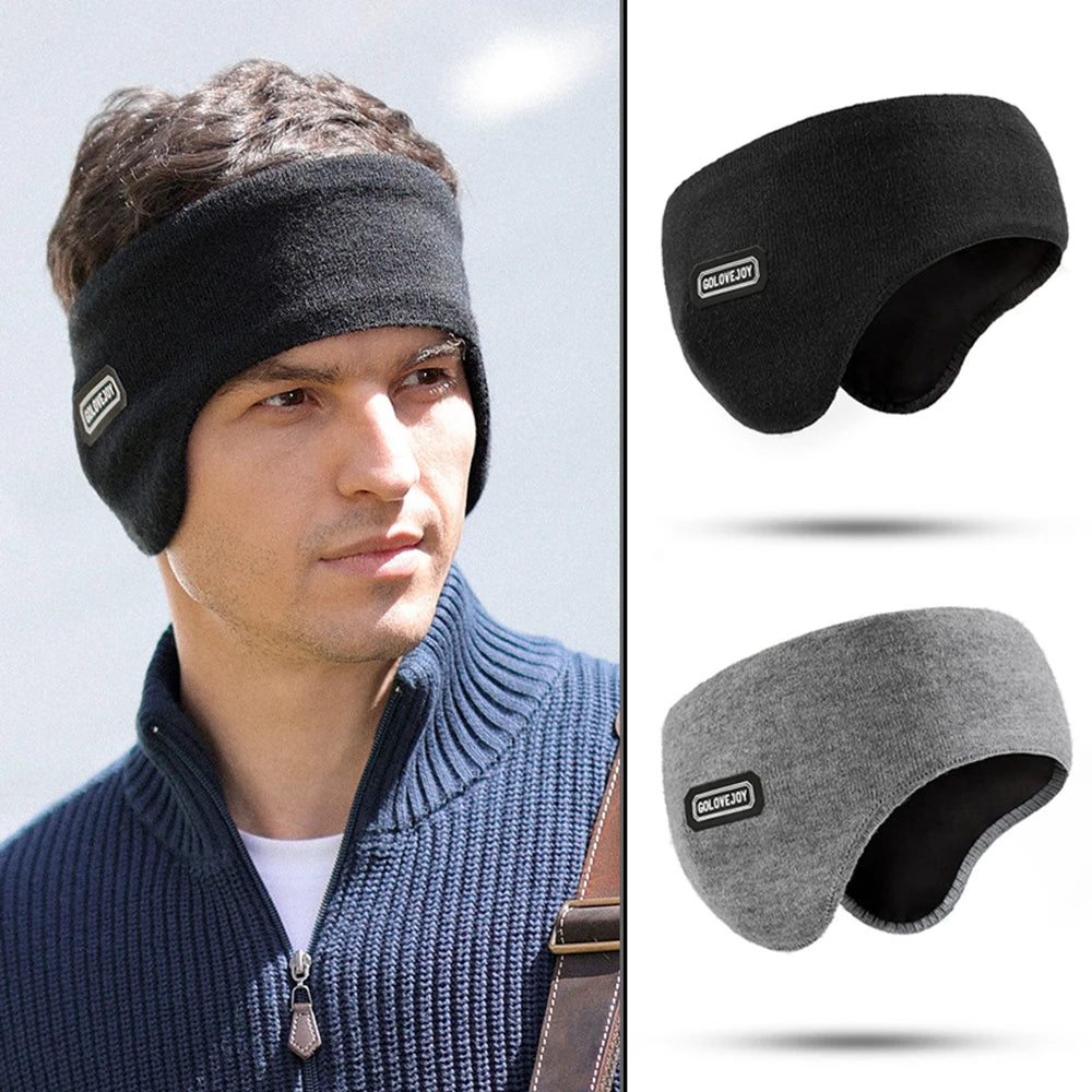 Ear Muffs Fleece Lined Winter Warm Adjustable Head Size 52-64cm Soft Comfortable for Ski Hiking Commuting Unisex Adult Teen