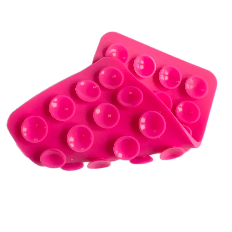 Silicone Suction Pad Double Sided For Mobile Phone Fixture Suction Cup Backed Adhesiv alternate view