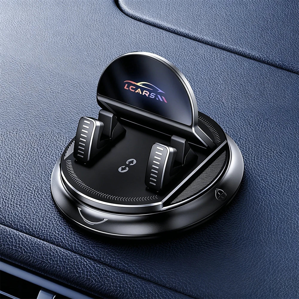 Universal Rotatable Car Phone Mount – Dashboard Suction Cup Stand for Mobile Navigation, Multi-Scene Use for Vehicle & Home