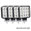 2/4pcs Mini LED Work Light Bar 3.3inch White LED Bar Pods Off Road 12V 24V Spot Flood Driving Fog Lights for Car Truck SUV ATV