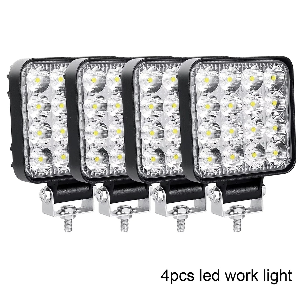2/4pcs Mini LED Work Light Bar 3.3inch White LED Bar Pods Off Road 12V 24V Spot Flood Driving Fog Lights for Car Truck SUV ATV