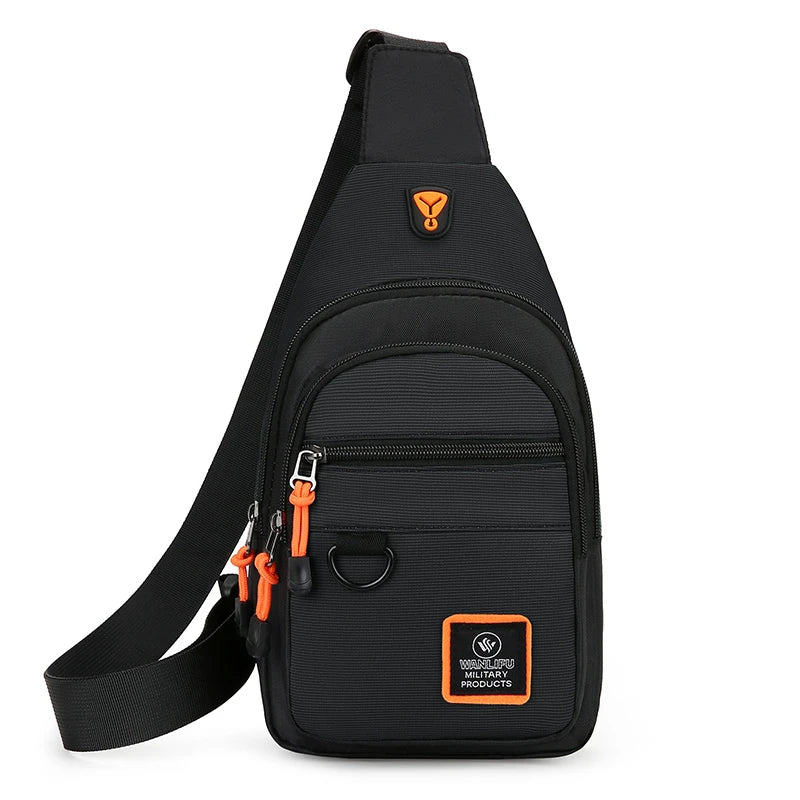 Men's Chest Bag One Shoulder Crossbody Sling Bag additional angle
