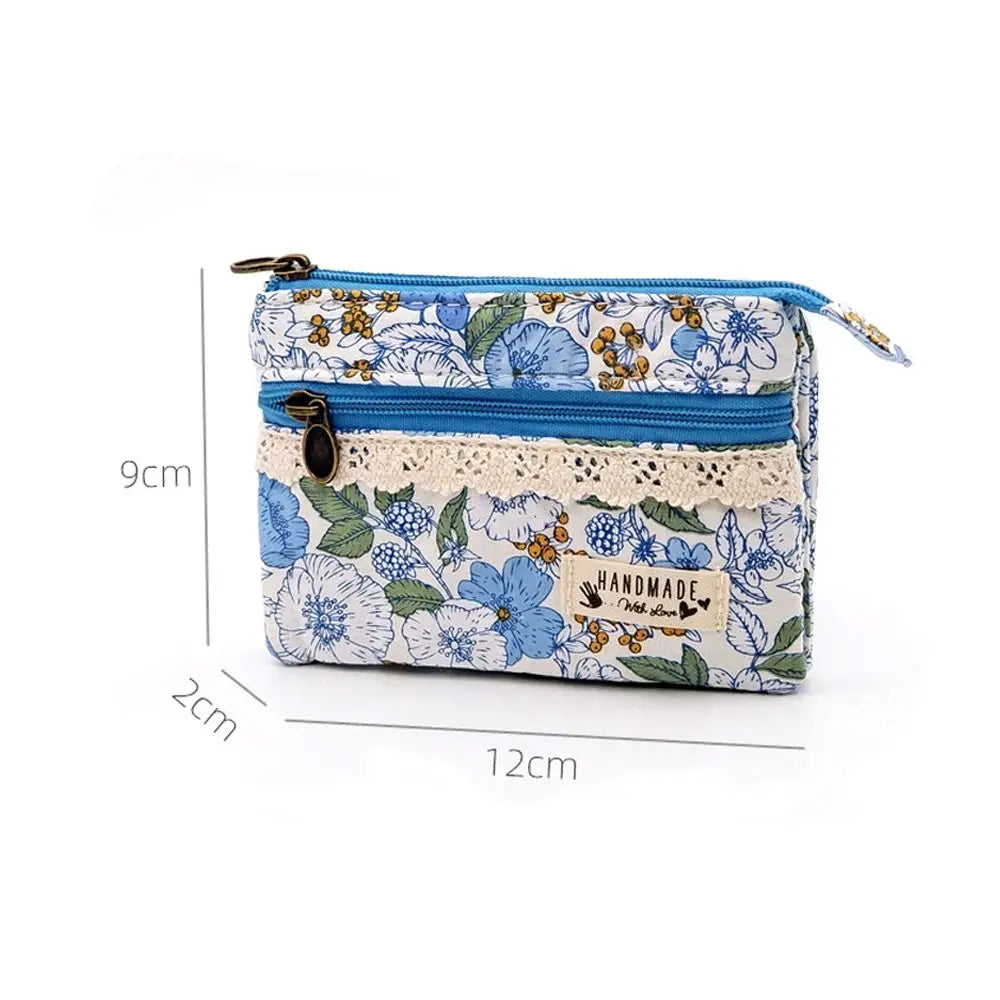 Cute Waterproof Coin Bag Short Zipper Simple Purse Multi-function Organizer