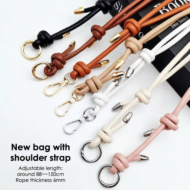 Long Leather Shoulder Strap Crossbody Bag Adjustable Replacement Belt Handbag Strap Accessories DIY