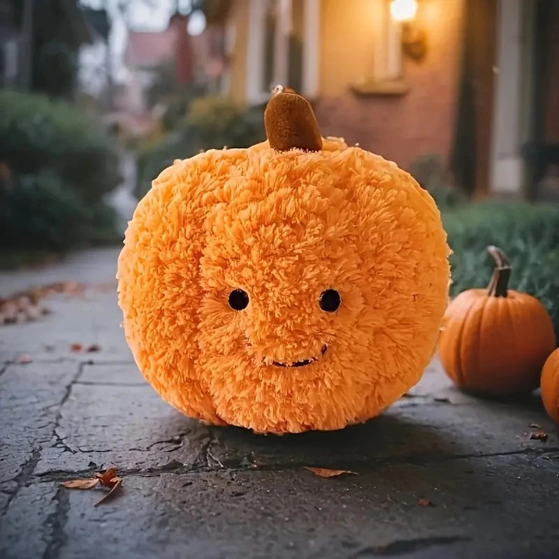 Pumpkin Plush Pillow Halloween Decorative Cushion 20cm