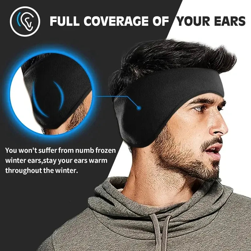2026 Warm Fleece Earmuffs Headband Windproof Ear Warmer