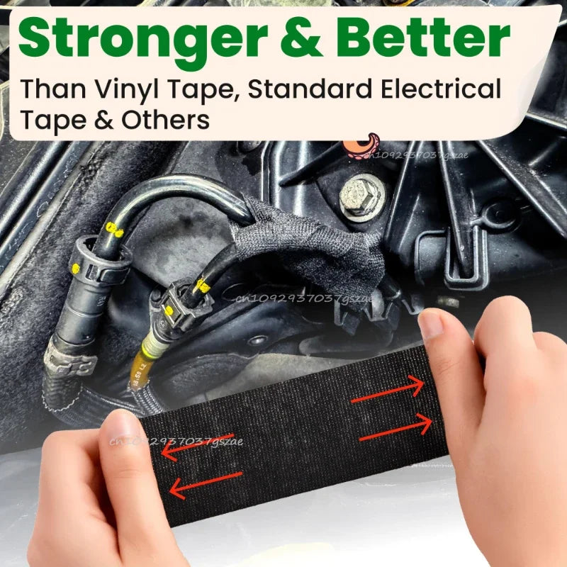Automotive Cloth Tape Waterproof Electric Insulating Wire Harness Tape detail view