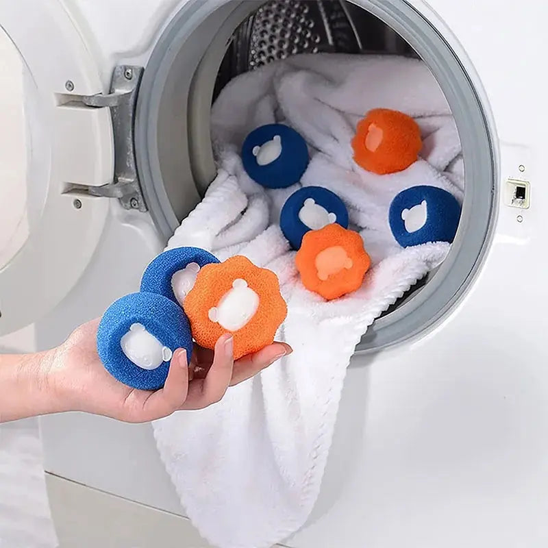 1-5pcs Pet Hair Remover Reusable Ball Laundry Washing Machine Filter Wool Sticker Cat alternate view