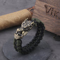 Viking Wolf Bracelet Men's Punk Chain Link Bracelet