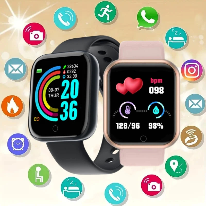 Men Smart Watch Y68 Sport LED Digital Watch