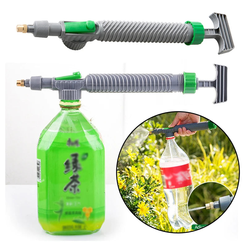 Adjustable Bottle Spray Head Nozzle Garden Watering Tool detail view
