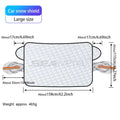 SEAMETAL Car Windshield Snow Cover Winter Waterproof Windscreen Snow Shield Sun Shade Protection Cover Universal for Suv/Sedan