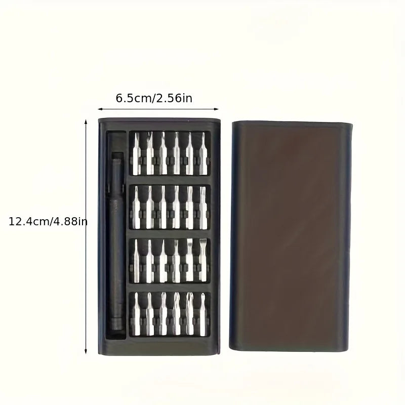 25 in 1 Mini Screwdriver Set Flat Head Cross
