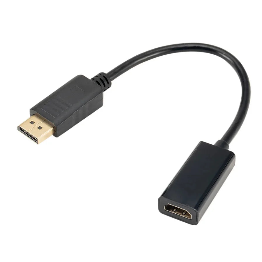 DP to HDMI Adapter 4K Male to Female DisplayPort Video Audio Cable additional angle