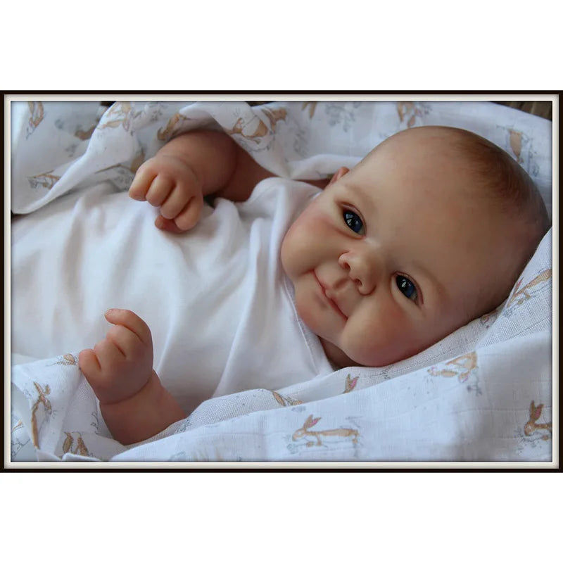 49CM Reborn Baby Dolls Sweet Face Lifelike Real Touch Reborn Juliette 3D Skin Multipl lifestyle view