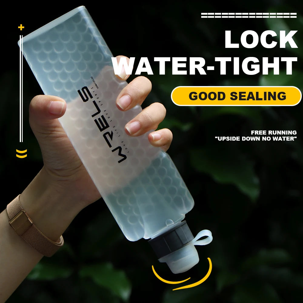 Curved Sports Water Bottle with Belt Pack