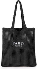 Crochet Tote Bag for Women, Crochet Mesh Beach Tote Bag Summer Vacation Aesthetic Boho Knit Bag for Women