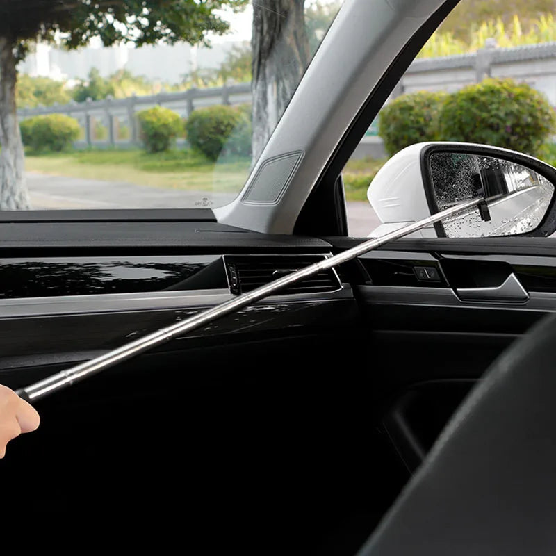 Car Rearview Mirror Cleaning Tool Telescopic Handle alternate view