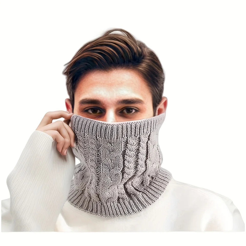 Polyester Winter Neck Scarf for Men and Women