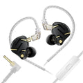 In Ear Monitor KZ ZS12 Pro 2 Hybrid 1DD+5BA Wired IEM Earphones with High Purity Silve close-up view