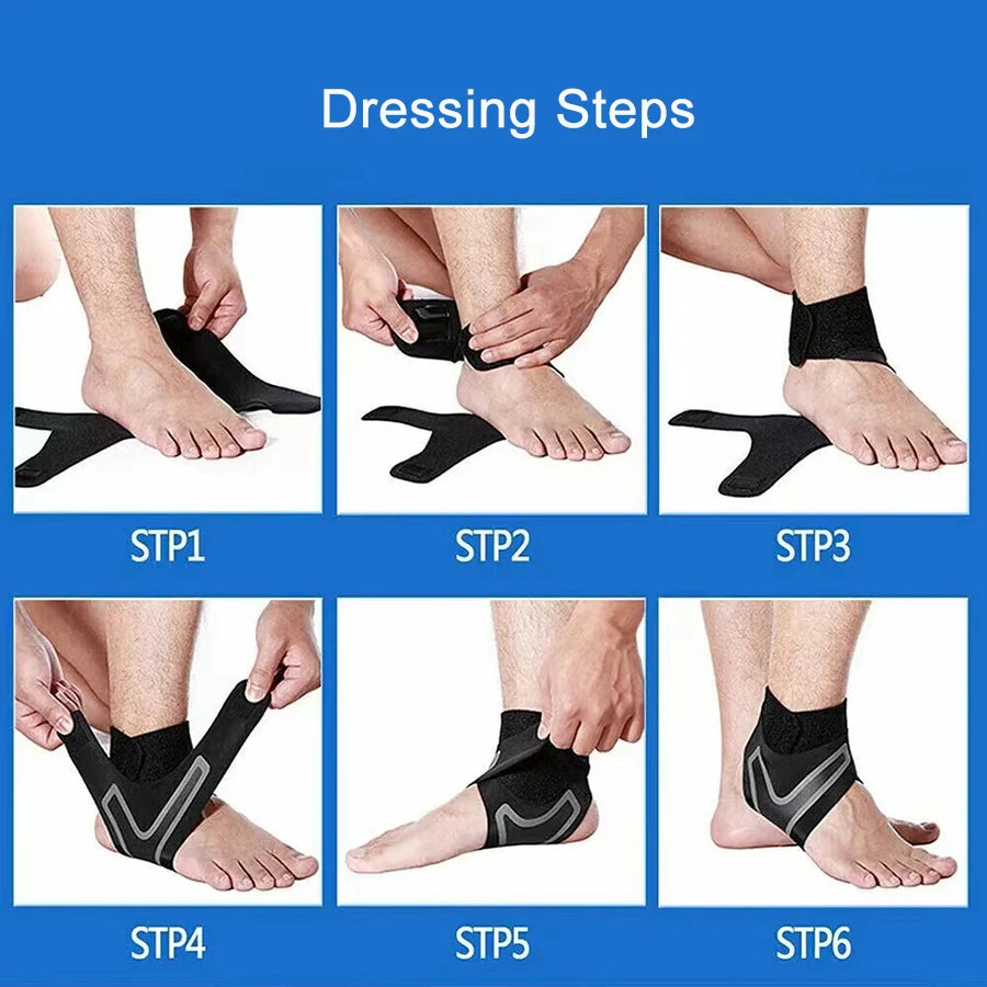 Ankle Brace Support Compression Sleeve Elastic Sports Socks