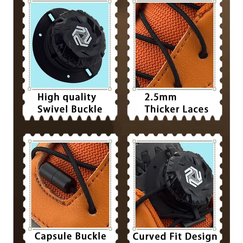 Automatic Swivel Buckle Shoe Laces No Tie Sneakers lifestyle view