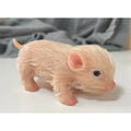 5 Inch Soft Silicone Baby Doll Reborn Piglet Mini Doll Realistic Animal Pig Dolls Kid lifestyle view