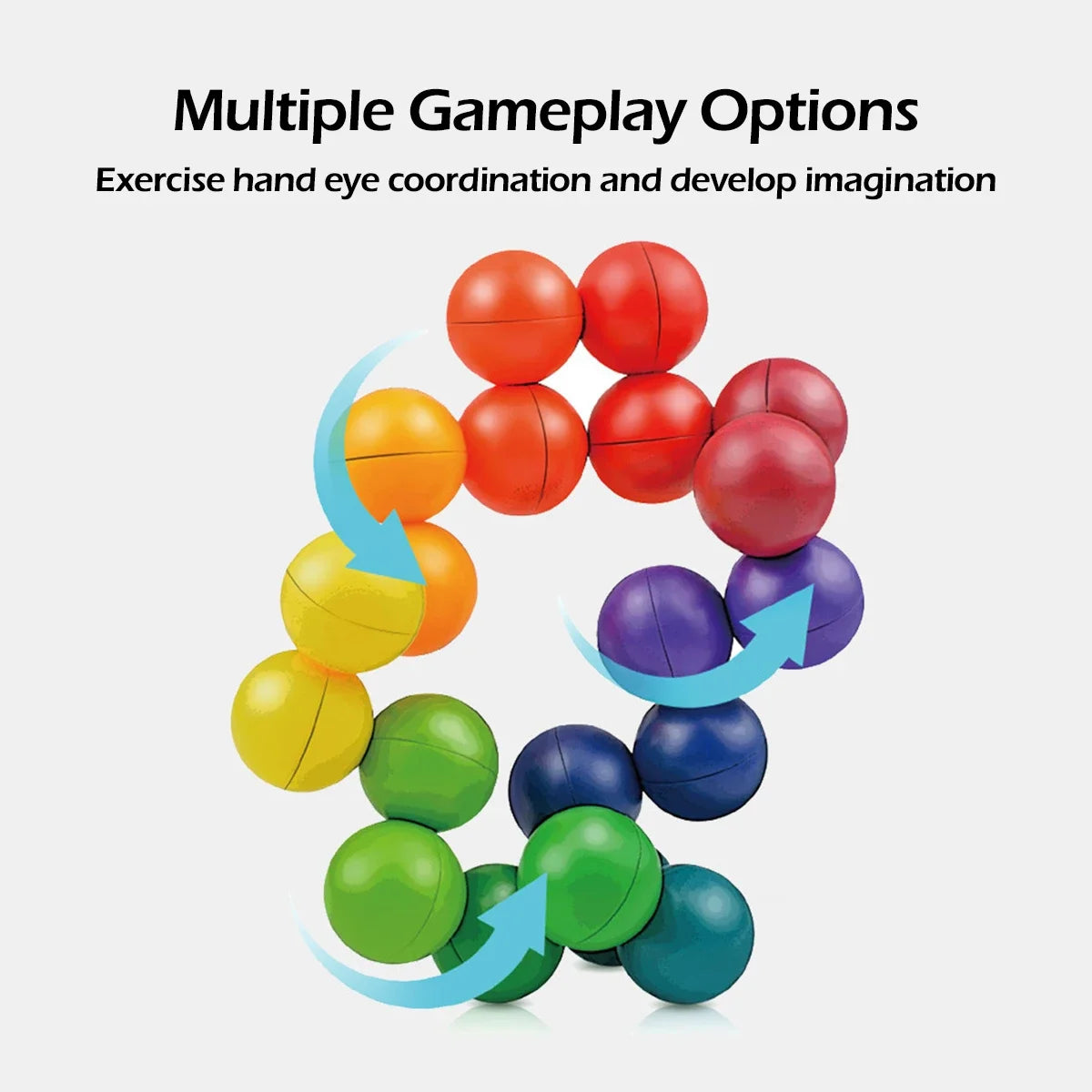 3D Rotating Educational Balls Sensory Fidget Toys