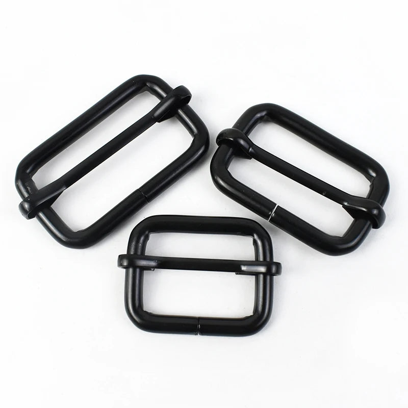 5Pcs 13-50mm Metal Tri-glide Slider Buckle Roller Pin Clasp for Handbag Strap Belt Ad alternate view