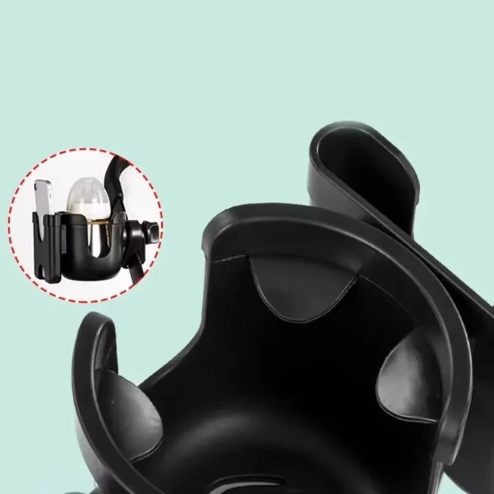 Pram Cup Holder Anti-Slip Plastic Stroller Bottle Holder alternate view