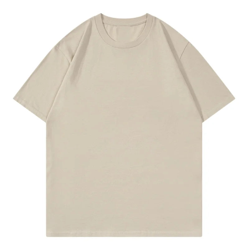 Premium Quality Organic 100% Cotton Mens Solid T-shirts Regular Cotton Men's T-Shirt S close-up view