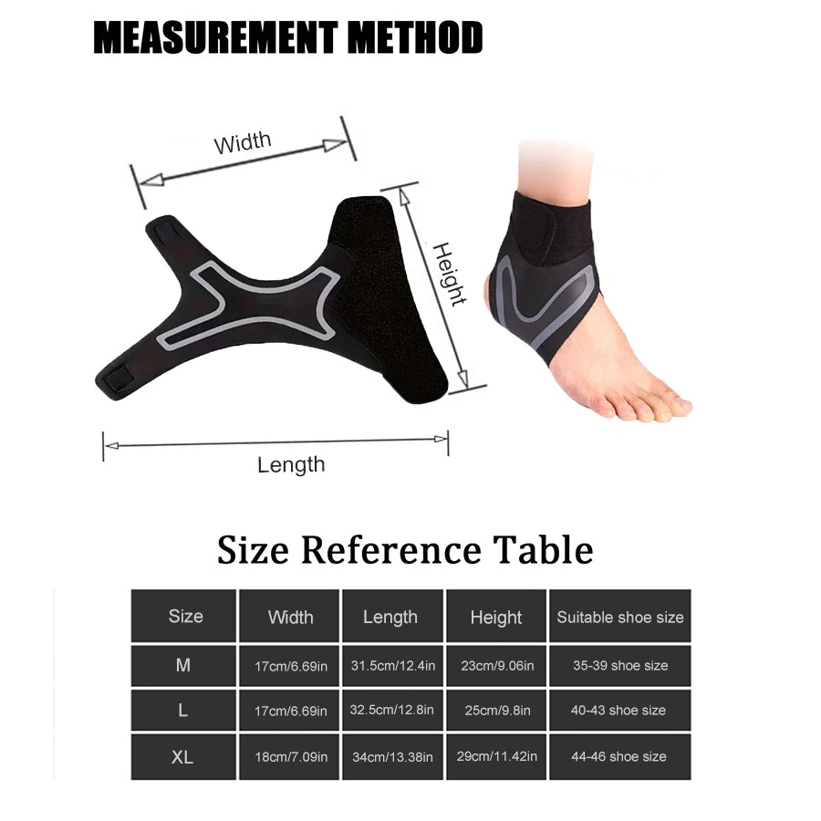 Ankle Brace Support Compression Sleeve Elastic Sports Socks