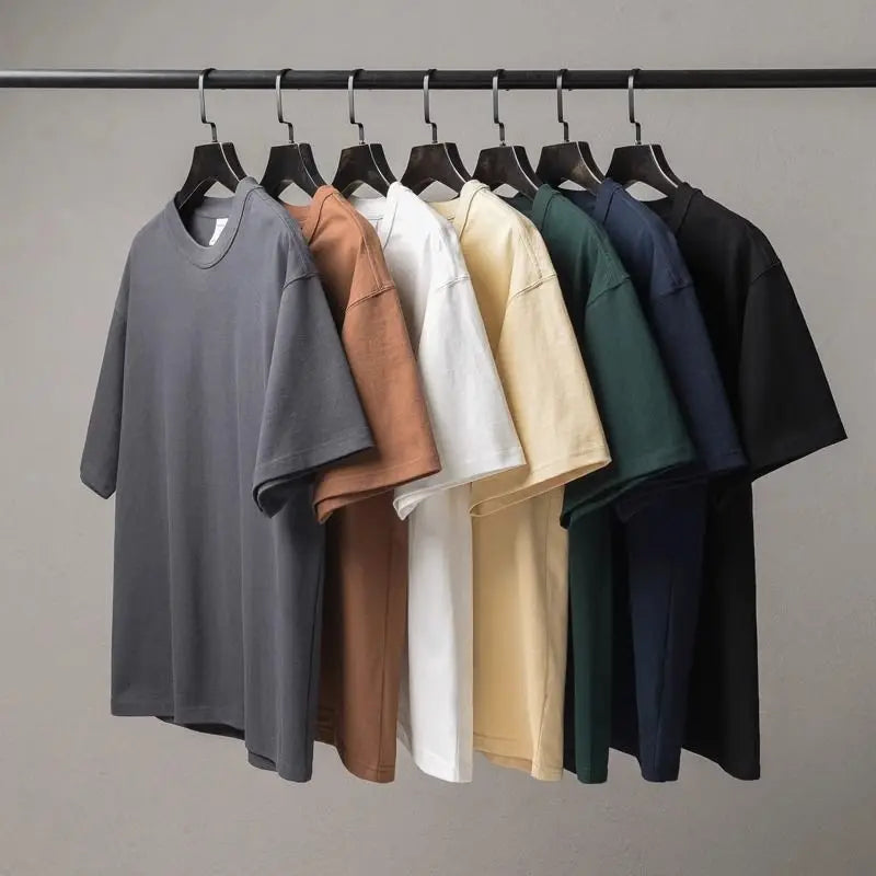 Premium Quality Organic 100% Cotton Mens Solid T-shirts Regular Cotton Men's T-Shirt lifestyle view
