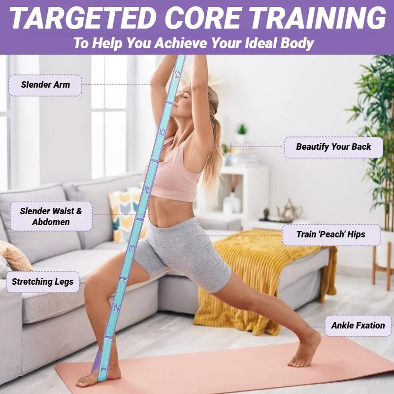 Adult Elastic Resistance Band Yoga Stretching Loop