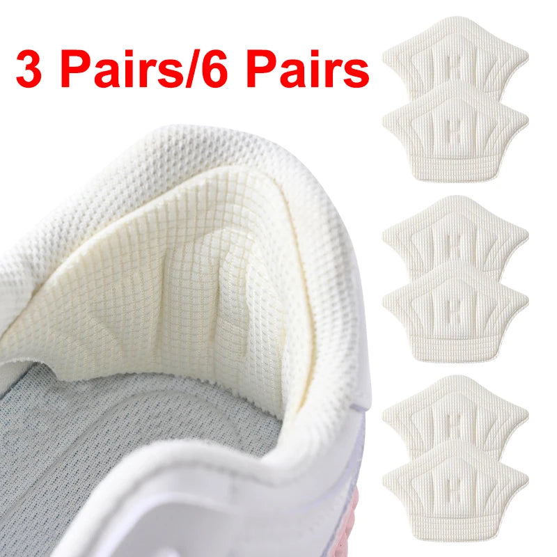Heel Insoles Foam Cushion Pads for Sport Shoes Adjustable Size