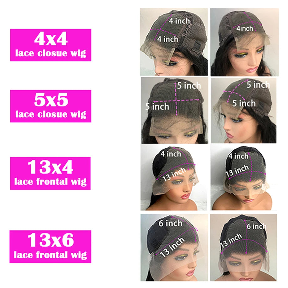 Body Wave Lace Front Wig Human Hair Brazilian Remy Pre Plucked