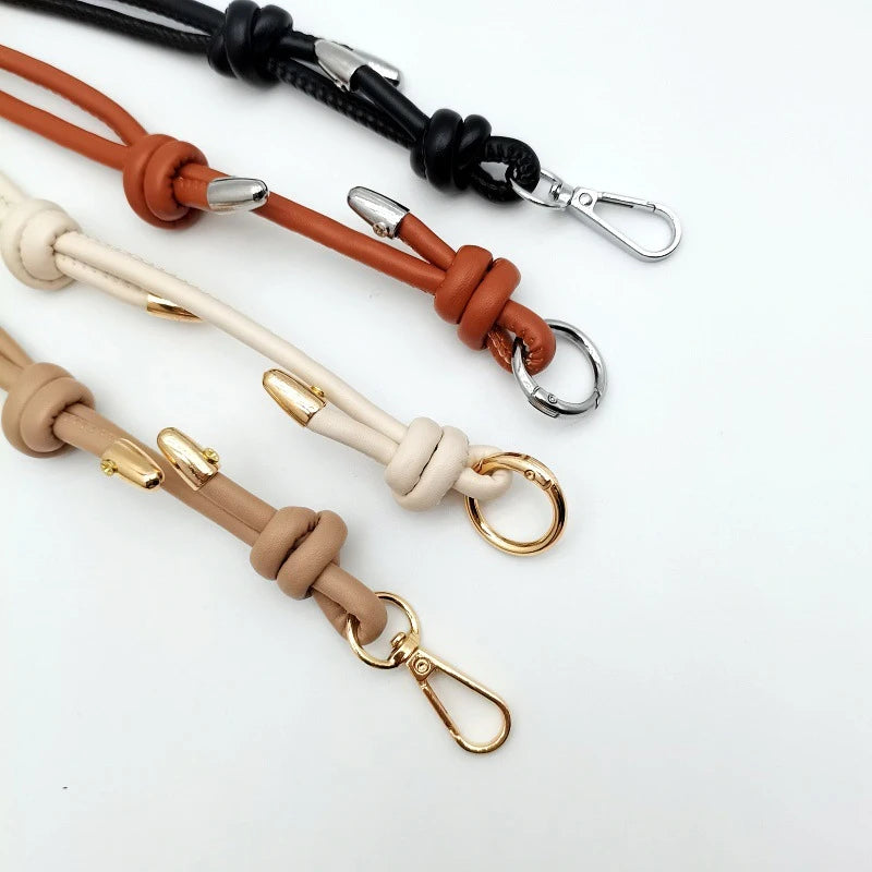 Long Leather Shoulder Strap Crossbody Bag Adjustable Replacement Belt Handbag Strap Ac close-up view