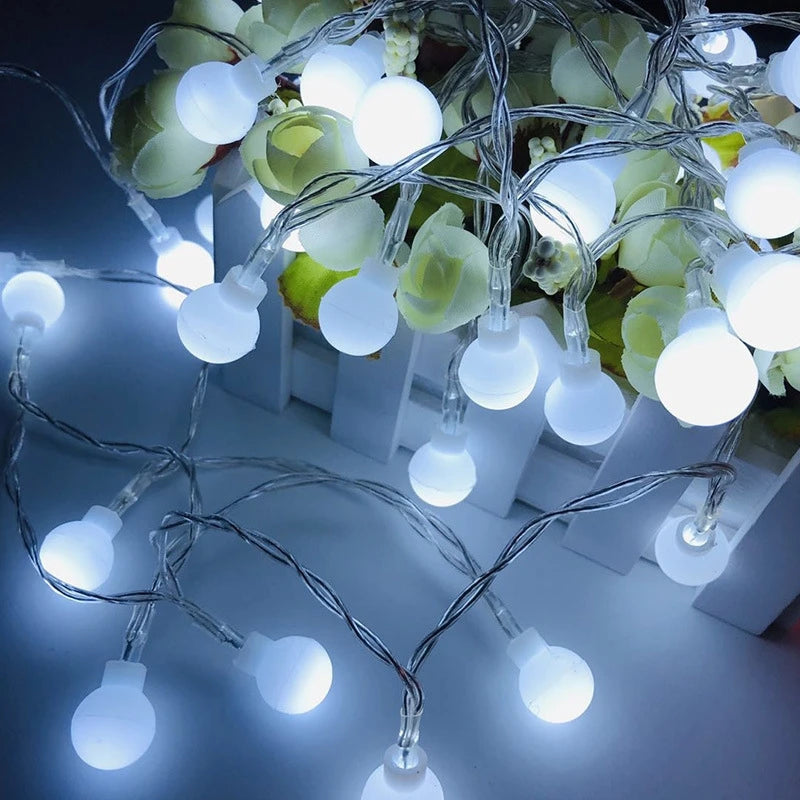 10M 80 LED String Lights Garland Ball Fairy Lights USB Battery alternate view