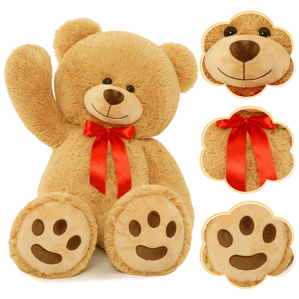 Giant Brown Teddy Bear Stuffed Animal Plush Toy