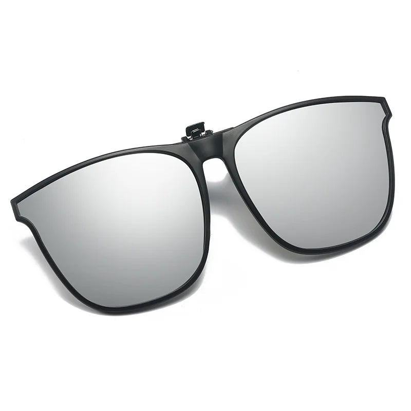 Polarized Clip On Sunglasses Men Car Driver Goggles UV400 Sun Glasses Anti Glare Vint alternate view