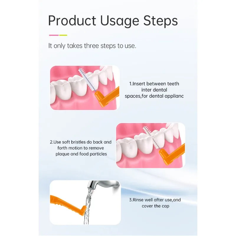 Soft Hair Implant Interdental Brush Single-Beam Soft Teeth Cleaning Toothbrush Oral Care Tool Small Head