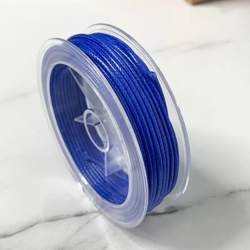 0.5-3MM Waxed Cotton Thread Cord Necklace for DIY Jewelry Making