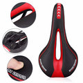 Hollow Gel Bicycle Saddle Cushion Imitation Leather Road Bike Seat