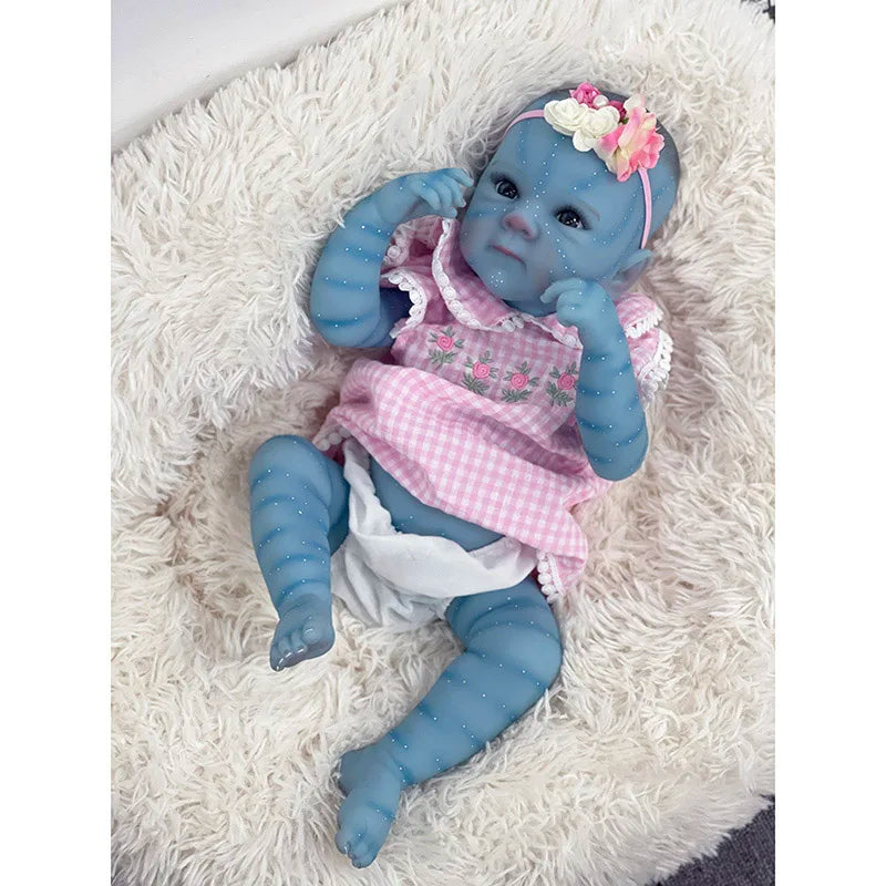 18inch Reborn Bettie Avatar Silicone Baby Doll 3D Painting Skin with Detailed Veins R lifestyle view